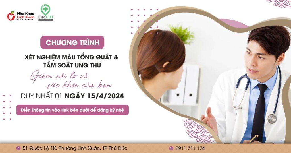 CHƯƠNG TRÌNH XÉT NGHIỆM MÁU TỔNG QUÁT