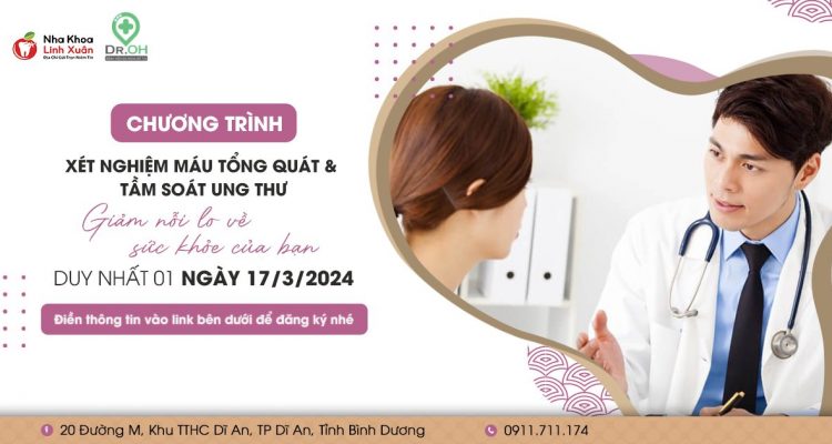 CHƯƠNG TRÌNH XÉT NGHIỆM MÁU TỔNG QUÁT